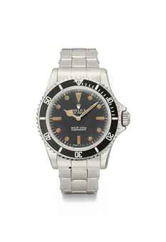 James Bond's specially adapted Rolex wristwatch converted from a stainless steel Rolex Oyster Perpetual Submariner wristwatch 
