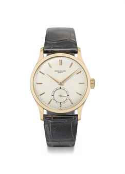 Patek Philippe. A very attractive, large and rare 18K pink gold wristwatch with anti-magnetic movement 