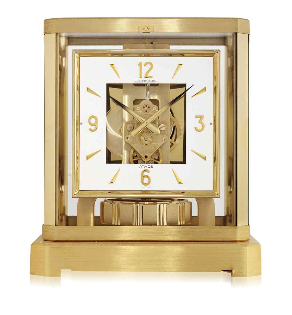 JaegerLeCoultre A Gilt Brass Atmos Clock, circa 1960 auctions