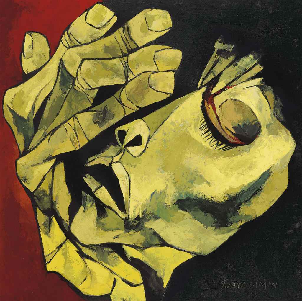Oswaldo Guayasamín (Ecuadorian 19191999) , Rostro y mano Christie's