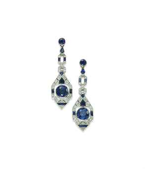 Art Deco Sapphire