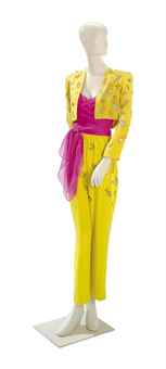 A GIVENCHY JUMPSUIT AND JACKET  