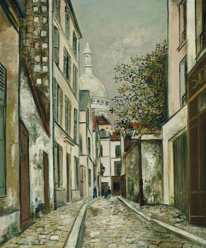 MAURICE UTRILLO (18831955) , Rue SaintRustique Christie's