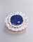 AN EXCEPTIONAL SAPPHIRE AND DIAMOND BROOCH 

