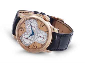 Vente Christie's New York 16 Decembre F_p_journe_a_fine_and_unusual_18k_pink_gold_ergonomic_manually_wound_c_d5517579h