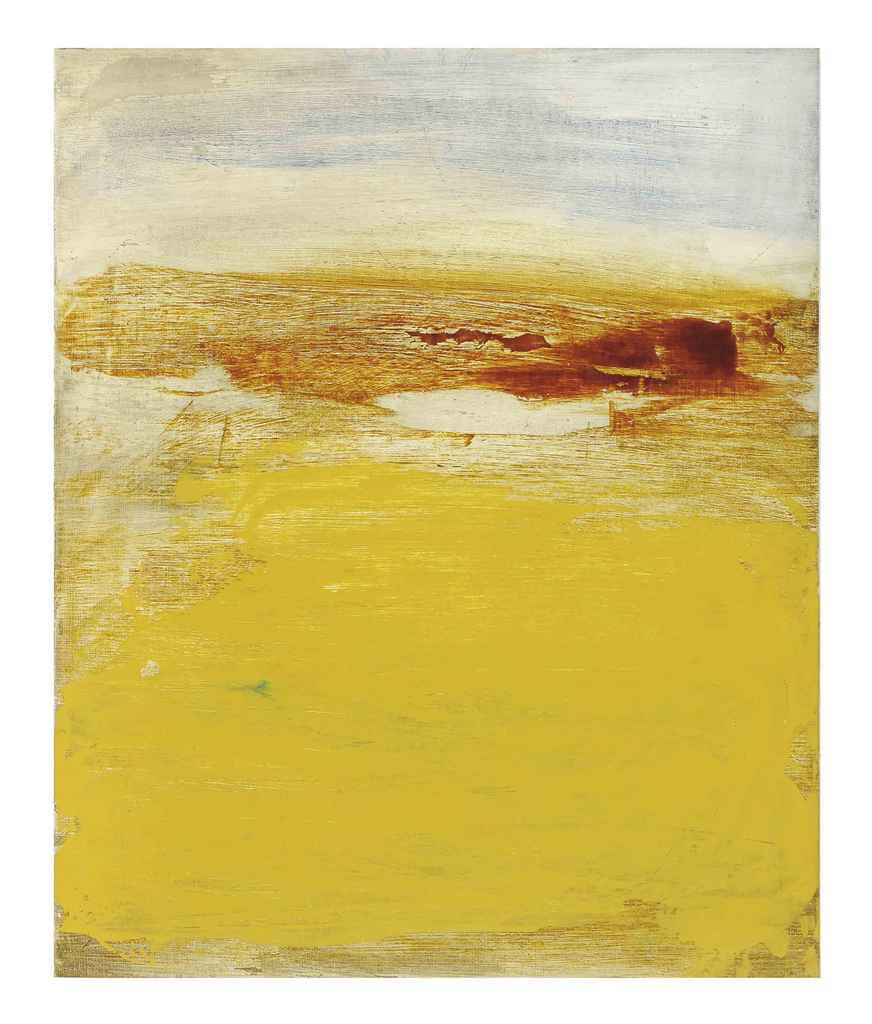 Bill Jensen (AMERICAN, b. 1945) , Untitled (with Ochre) | Christie’s