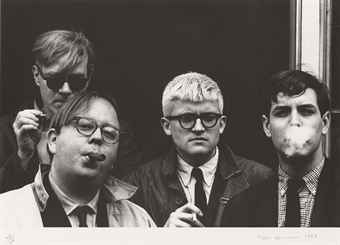 Andy Warhol, Henry Geldzahler, David Hockney and Jeff Goodman, from: The Geldzahler Portfolio, 1998 