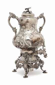 an american silver hot water urn cover stand and a burner the urn mark d5532914h an american silver hot water urn cover stand and a burner the urn mark d5532914h