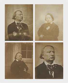 Portraits de Victor Hugo, Jersey, 1853-1855  