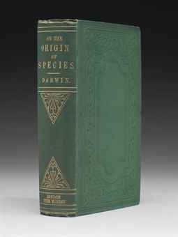 darwin, charles (1809-1882). <i>on the origin of species by means of natural selection, or the preservation of favoured races in the struggle for life.</i> london: john murray, 1859.