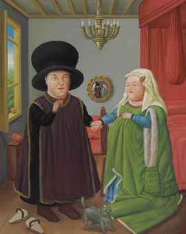 The Arnolfini (after Van Eyck)  