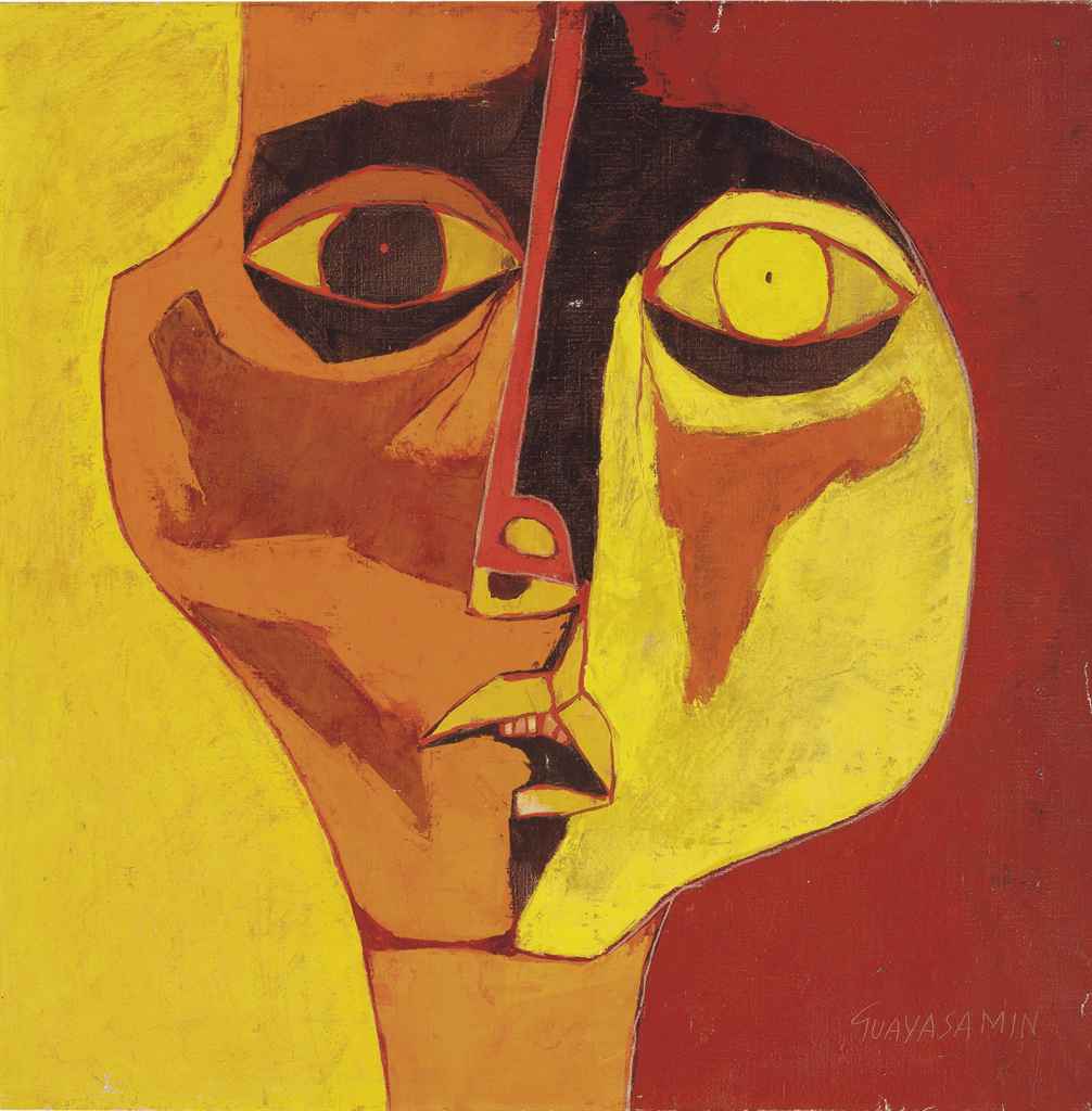 Oswaldo Guayasam n Ecuadorian 1919 1999 Ni o En Ocres Christie s