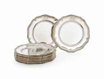 dinner set low price
 on SET OF TWELVE GEORGE II SILVER DINNER PLATES | MARK OF THOMAS ...