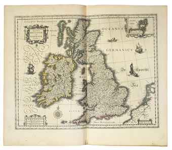 BLAEU, Willem (1571-1638) and Johannes BLAEU (1596-1673). Le Theatre du Monde ou Nouvel Atlas ... troisieme partie. [Volume III. Italy, Greece and the British Isles]. Amsterdam: Johannes and Cornelius Blaeu, 1640.