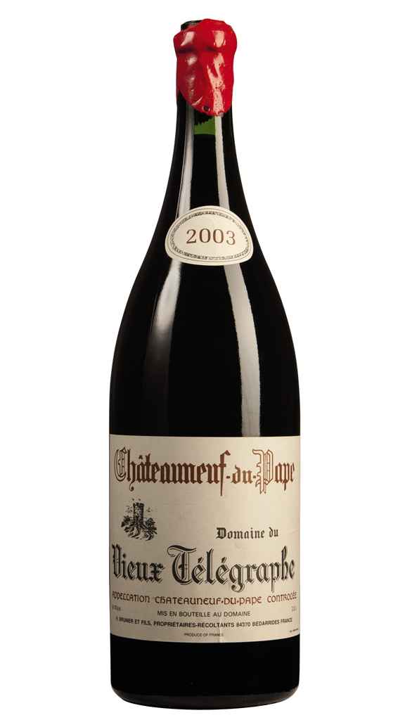 ChâteauneufduPapeVintage 2003 , 1 doublemagnum per lot Christie's