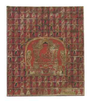 An early and highly important Thangka of Amitabha  