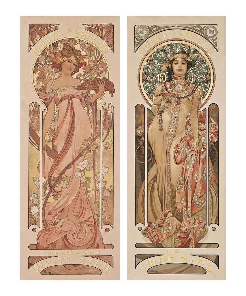 ALPHONSE MUCHA (18601939) MOËT auctions & price archive