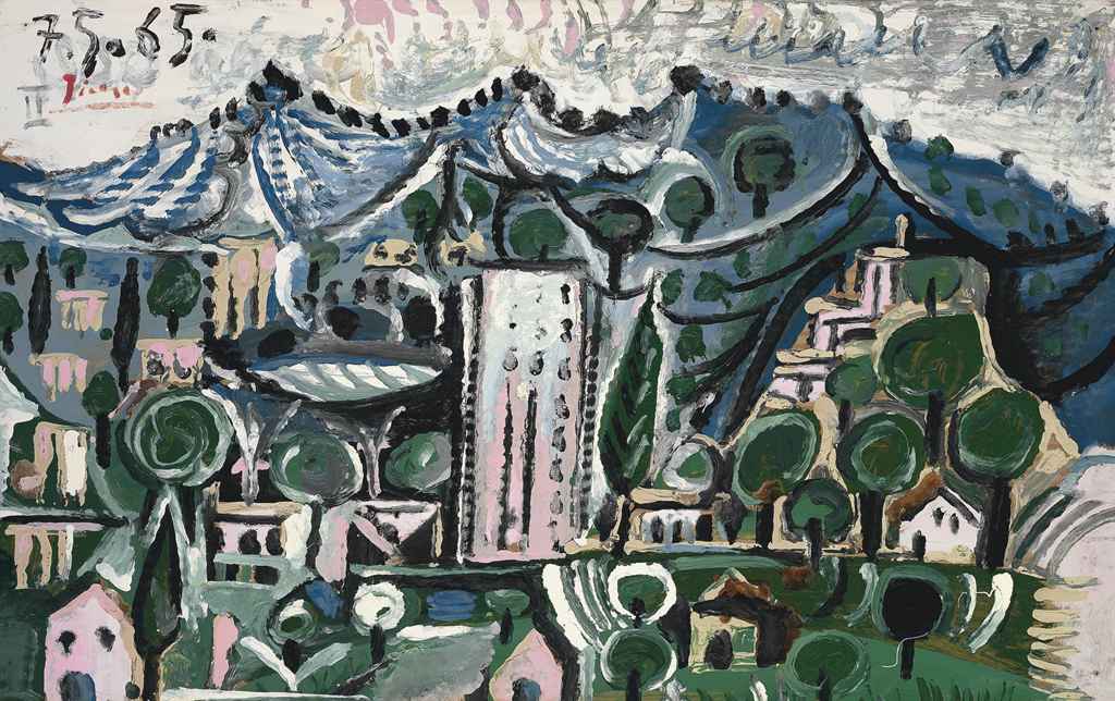 picasso landscape with two figures