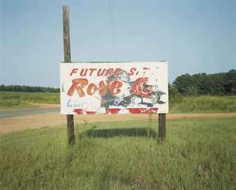 Sign, Near Greensboro, Alabama (future rose), 1978  