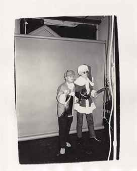 Andy and Truman Capote, 1977  
