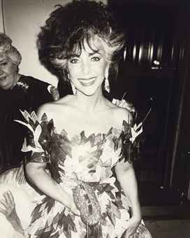 Elizabeth Taylor (with Maureen Stapleton), 1986  
