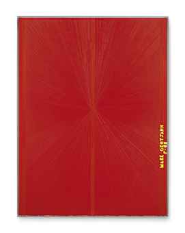 Untitled (Red Butterfly II Yellow MARK GROTJAHN P-08 752)  