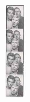 Self-Portrait with Philip Fagan & Gerard Malanga, 1963-1964  