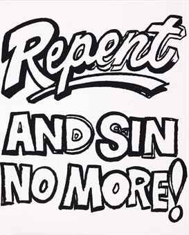 Repent and Sin No More! (Positive)  