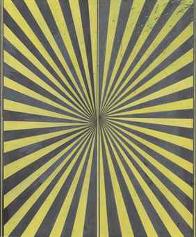 Untitled (Black and Canary Yellow Butterfly)  