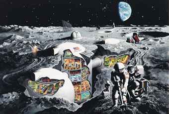 Future Moon Colony, 1968  