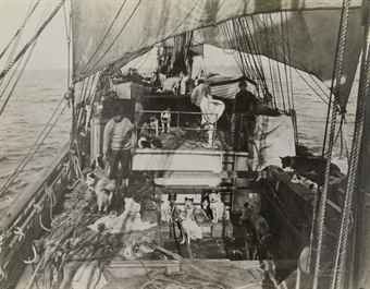 Aboard the 'Terra Nova,' c. 1911  