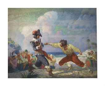 the duel on the beach 
