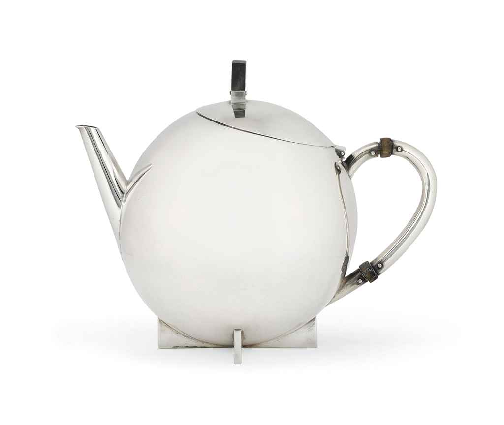 MARIANNE BRANDT (18931983) , A UNIQUE AND IMPORTANT TEA INFUSER, 1924