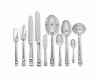 A SILVER FLATWARE SERVICE | MARK OF TIFFANY & CO., NEW YORK, 20TH 