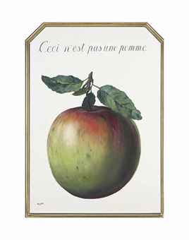 Ceci n'est pas une pomme (This is not an apple)  