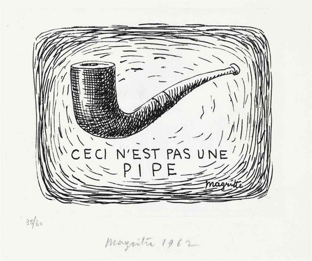 RENE MAGRITTE (18981967) , Ceci n�est pas une Pipe (Kaplan & Baum 2