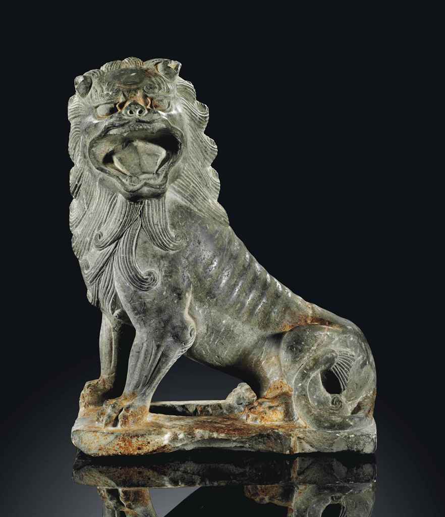 A STONE MODEL OF A LION , TANG DYNASTY (618907) Christie's