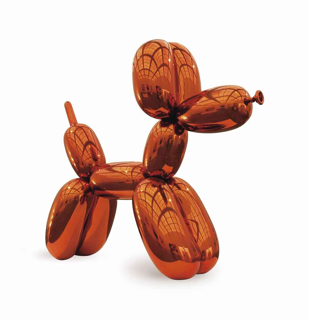 jeff koons balloon dog orange