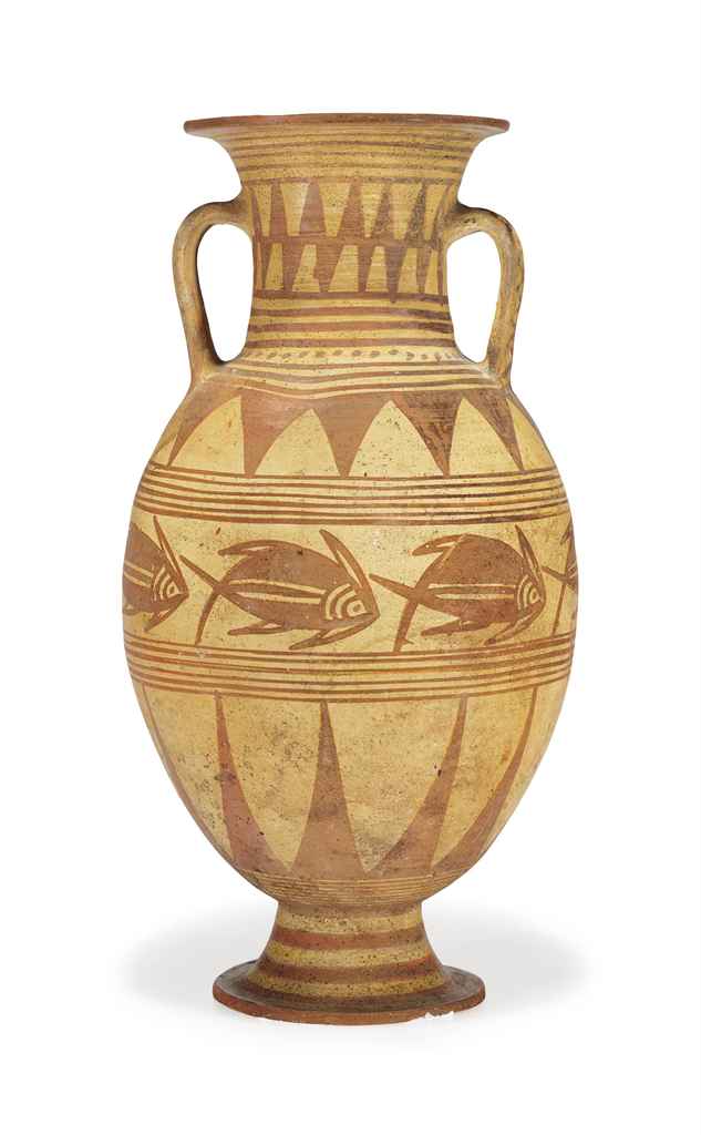 AN ETRUSCAN POTTERY AMPHORA , CIRCA 625600 B.C. Christie's