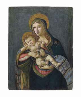 The Madonna and Child with the Crown of Thorns and three nails  