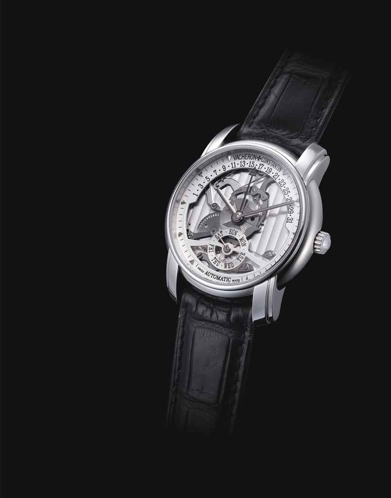 VACHERON CONSTANTIN A FINE AND RARE PLATINUM LIMITED EDITION...