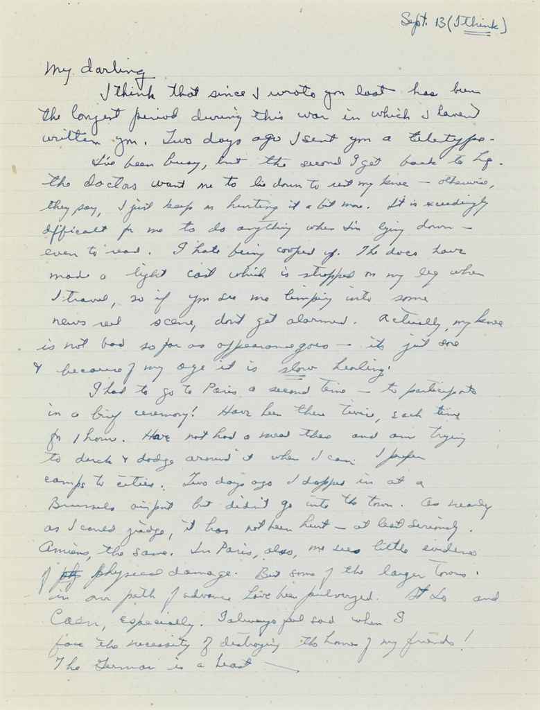 EISENHOWER, Dwight D (1890-1969) President Autograph letter ...