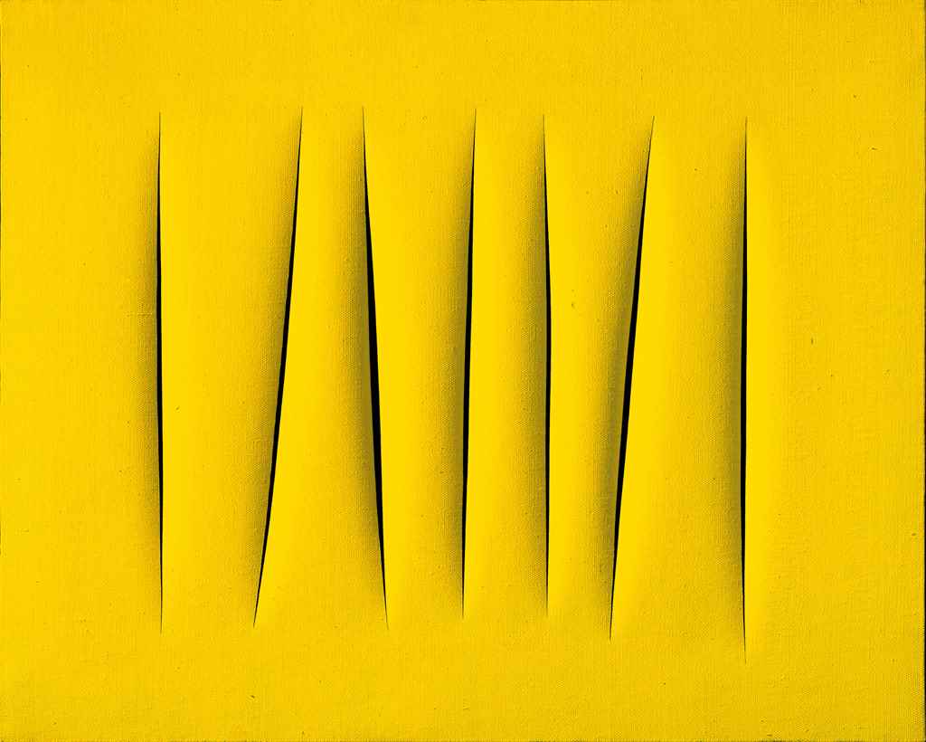 Concept Spatial, 1965 Lucio Fontana