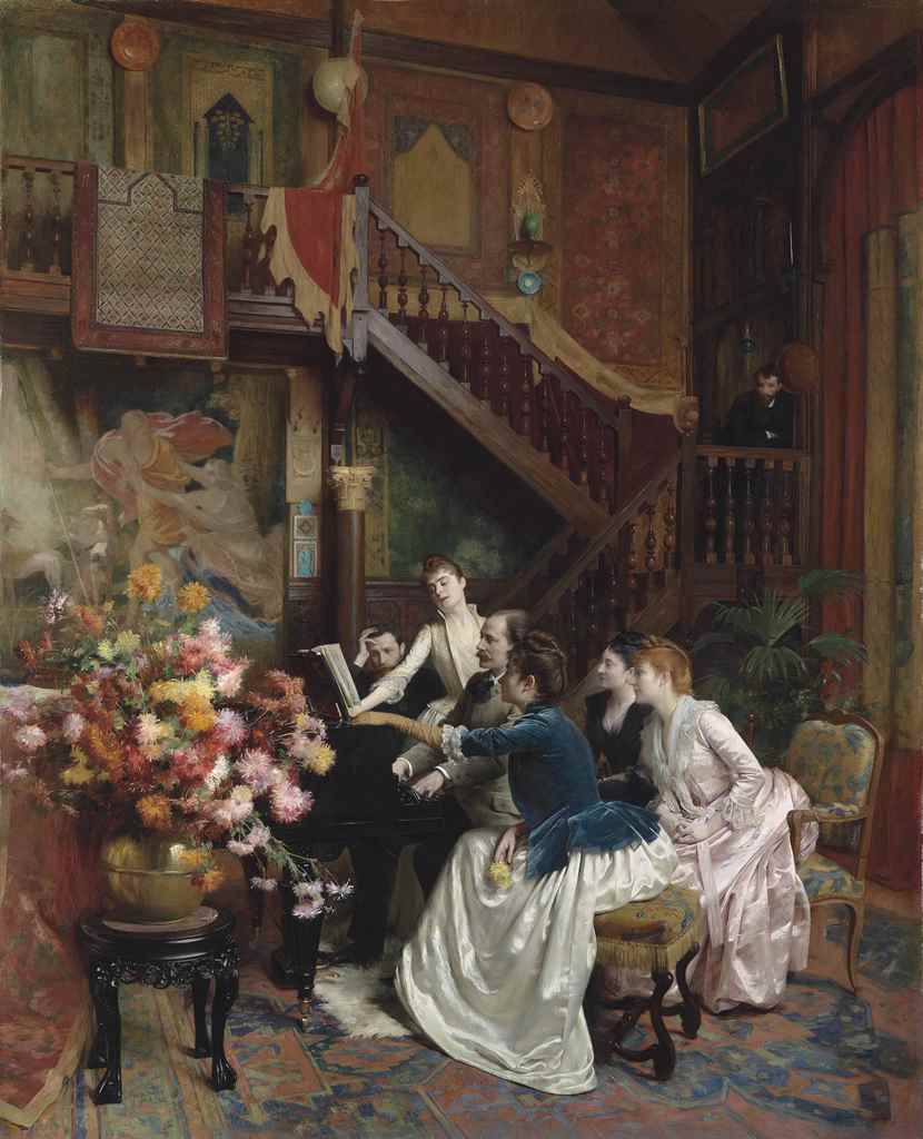 艾伯特·奥布莱特法国画家Albert Aublet (French, 1851–1938) - 文铮 - 柳州文铮 Albert Aublet 的图像结果