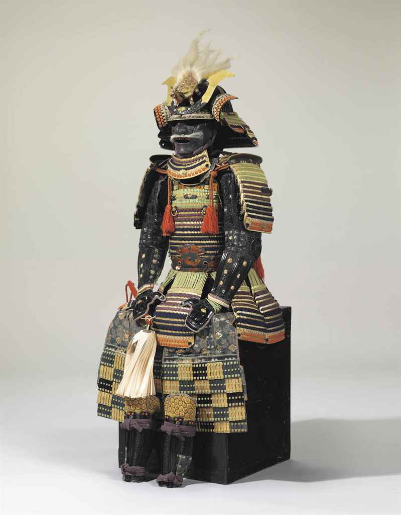 An iroiro odoshi ni-mai do gusoku (variegated lacing two-piece cuirass armor) | EDO PERIOD (17TH CENTURY) | Arms & Armor, armor... 