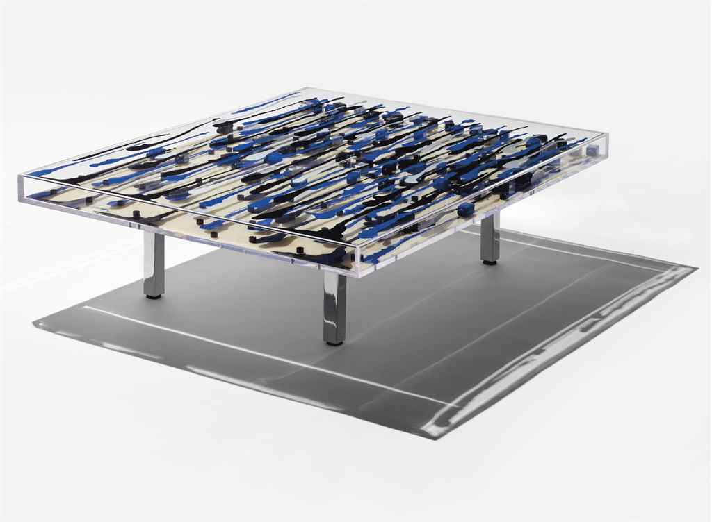 ARMAN 19282005 , TABLE BASSE MALI , ÉDITION LIMITÉE À 60 EXEMPLAIRES, 200 -> Table Basse Plexiglass ARMAN 19282005 , TABLE BASSE MALI , ÉDITION LIMITÉE À 60 EXEMPLAIRES, 200 -> Table Basse Plexiglass