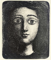 Head of Young Girl: Six States (M. 9; see B. 393)  