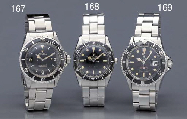 Rolex. A stainless steel self-winding water-resistant wristwatch with sweep center seconds and bracelet 