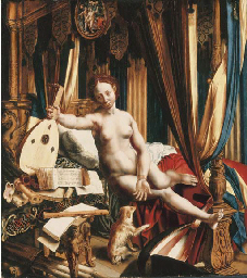 An allegory of love and music  