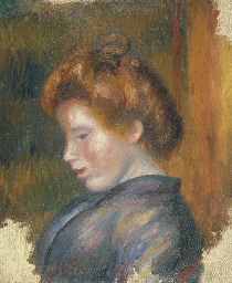 Tête de jeune femme  